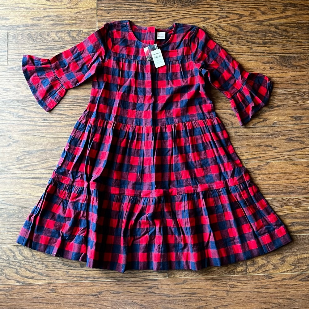 Hanna Andersson NWT Plaid Dresses Size 12